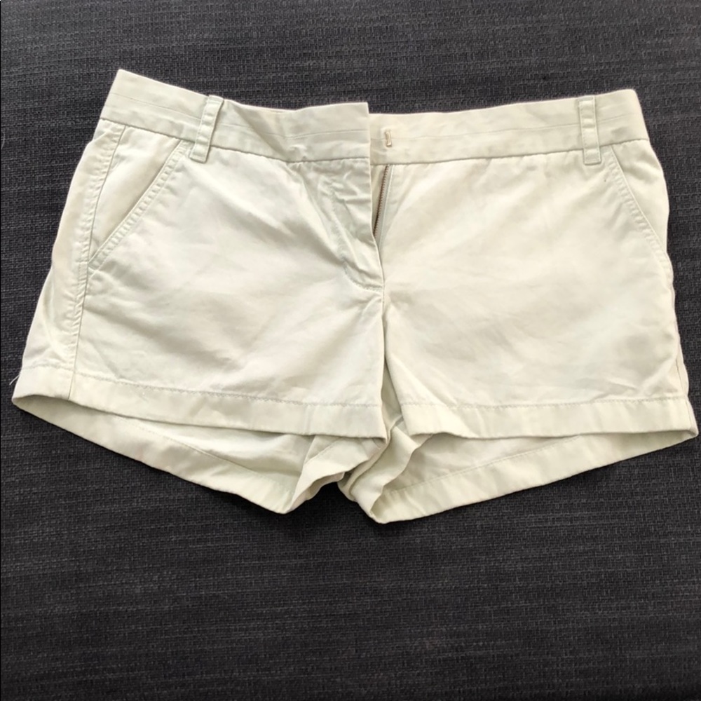 J. Crew broken in chino shorts